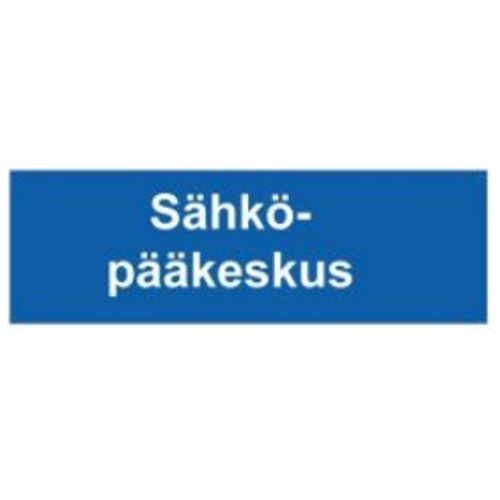 Opastekyltti sähkökeskuksen sijainti, hinta 24,80€
