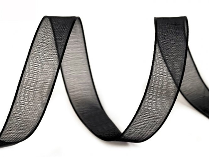 Organzanauha 9mm x 25m musta, hinta 5,69€