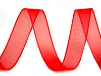 Organzanauha 9mm x 25m punainen