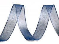 Organzanauha 9mm x 25m sininen