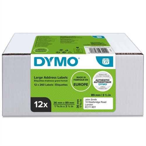 Osoitetarra DYMO LabelWriter 36 x 89 mm /3120, hinta 172,81€