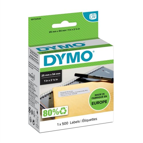 Osoitetarra DYMO LabelWriter 54 x 25 mm /500, hinta 14,98€