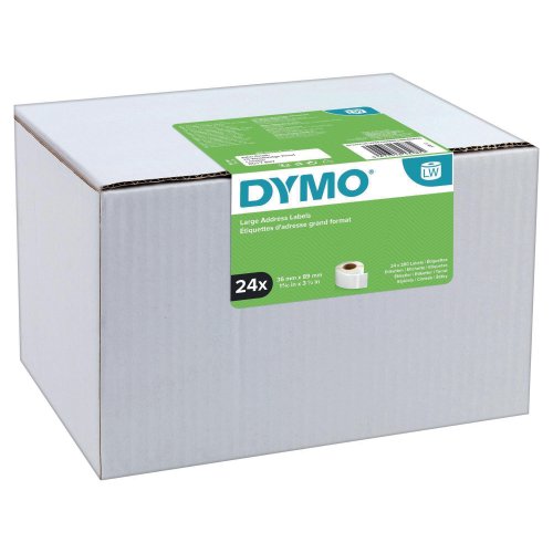 Osoitetarra Nauha Dymo lw 89 x 36mm 24kpl, hinta 303,37€