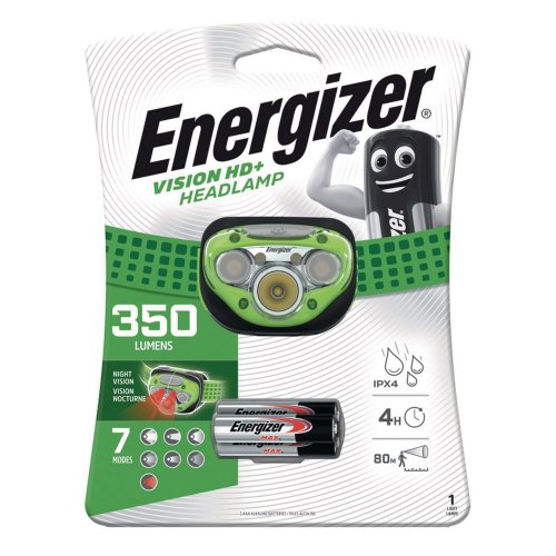 Otsalamppu Energizer® vision hd+ 350 lumen, hinta 25,75€