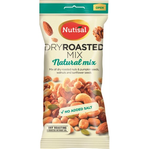 Pähkinä Nutisal Natural Mix 60g, hinta 2,96€