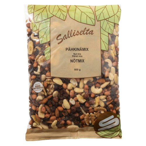 Pähkinämix Salliselta 800g, hinta 16,38€