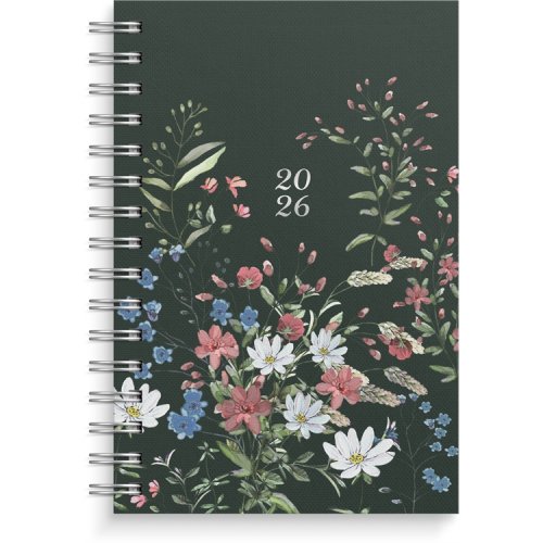 Päiväkirja 2026 Kalenteri Story kukka, hinta 20,95€