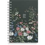 Päiväkirja 2026 Kalenteri Story kukka