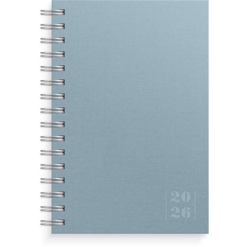 Päiväkirja 2026 Kalenteri Textile sininen, hinta 16,18€