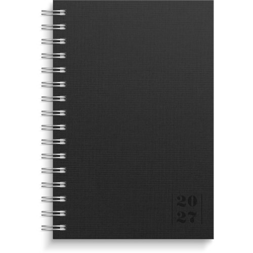 Päiväkirja 2027 Textile musta, hinta 16,66€