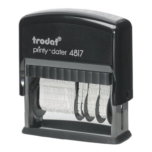 Päiväysleimasin Trodat 4817 vaihdettava teksti, hinta 41,90€