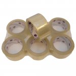 Pakkausteippi Eurocell pvc 50mm x 66m kirkas