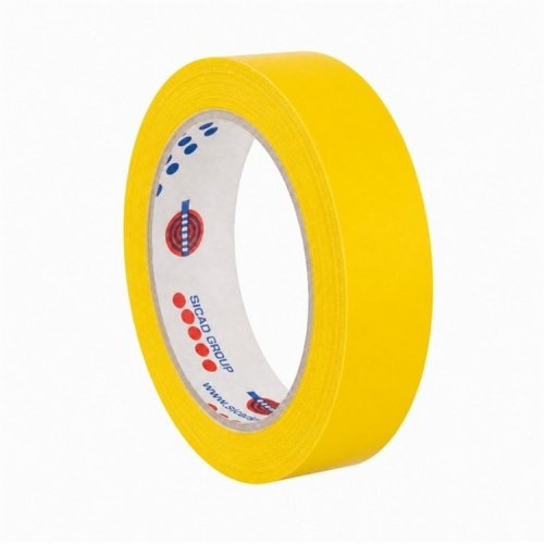 Pakkausteippi PVC 38 mm x 66 m keltainen, hinta 5,34€