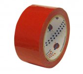 Pakkausteippi PVC 50 mm x 66 m punainen