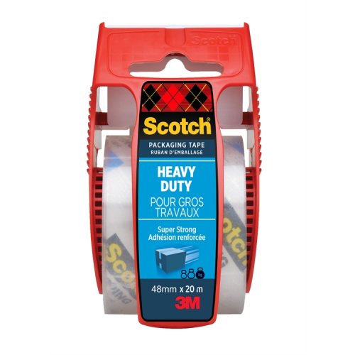 Pakkausteippi Scotch Heavy Duty + teippikone 48 mm x 20 m, hinta 6,74€