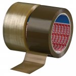 Pakkausteippi Tesa 4280 pp 50mm x 66m ruskea. 1 kpl = 6 rullaa 6kpl