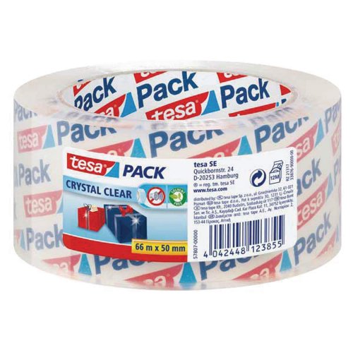 Pakkausteippi Tesa® 57807 pp 50mm x 66m kirkas, hinta 8,03€
