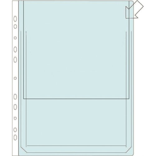 Paljetasku läpällä A4 180 mic PVC kirkas /10, hinta 21,54€