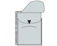 Paljetasku läppä + hahlo Viquel A4 PP /10