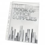 Paljetasku Leitz premium a4 180mic pp läpällinen 5kpl