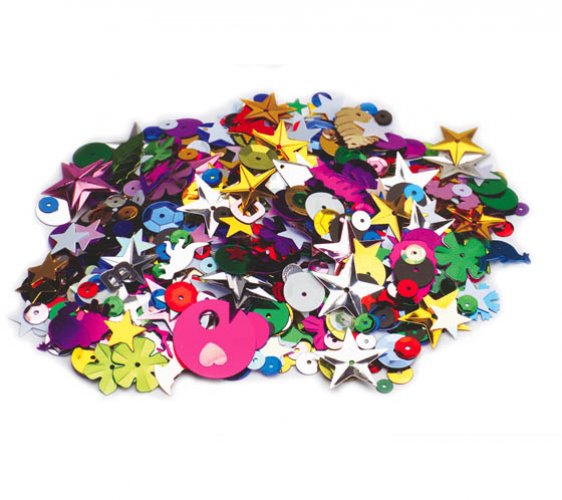 Paljetti Playbox värilajitelma /50, hinta 2,98€