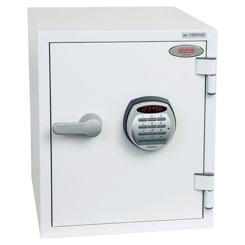 Paloturvakaappi Phoenix Titan II 60min on kompakti ja laadukas paloturvakaappi joka suojaa asiakirjoja tai muuta mediamateriaalia 60 minuutin ajan paloturvakaapissa on elektroninen koodilukko LED-näytöllä paloturvakaapin tilavuus 25 litraa