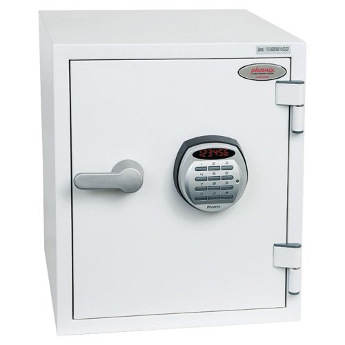 Paloturvakaappi Phoenix Titan II 60min on kompakti ja laadukas paloturvakaappi joka suojaa asiakirjoja tai muuta mediamateriaalia 60 minuutin ajan paloturvakaapissa on elektroninen koodilukko LED-näytöllä paloturvakaapin tilavuus 25 litraa