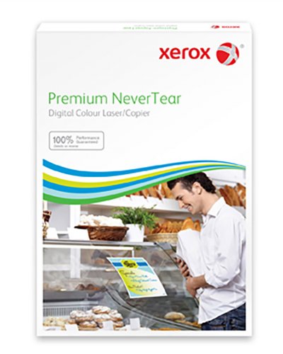 Synteettinen Paperi Xerox NeverTear valkoinen 195G A4/100, hinta 100,10€