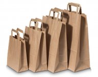 Paperikassi 32 x 12 x 41 cm ruskea /250