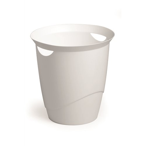 Paperikori Durable Trend 16L valkoinen, hinta 8,24€