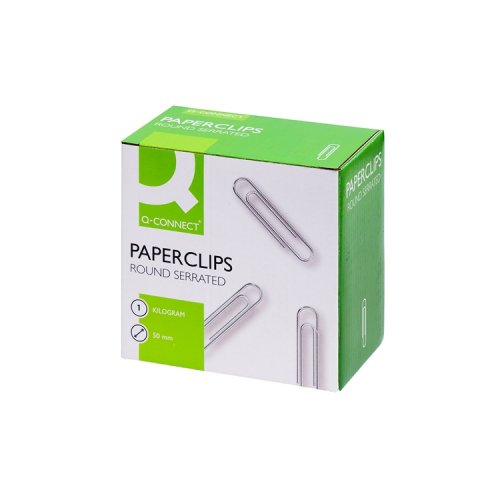 Paperiliitin Q-CONNECT galvanoitu 50 mm 1 kg, hinta 4,91€
