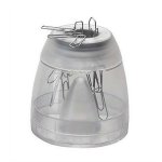 Paperiliitinrasia Durable Trend kirkas + 100 liitintä