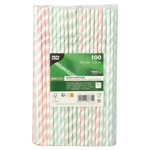Paperipilli papstar 22cm moniväri 100kpl, hinta 6,84€