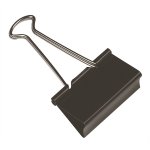 Paperipuristin Q-CONNECT Foldback 19 mm /10