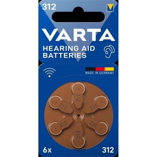 Paristo Varta Hearing Aid Batteries312/6, hinta 3,85€
