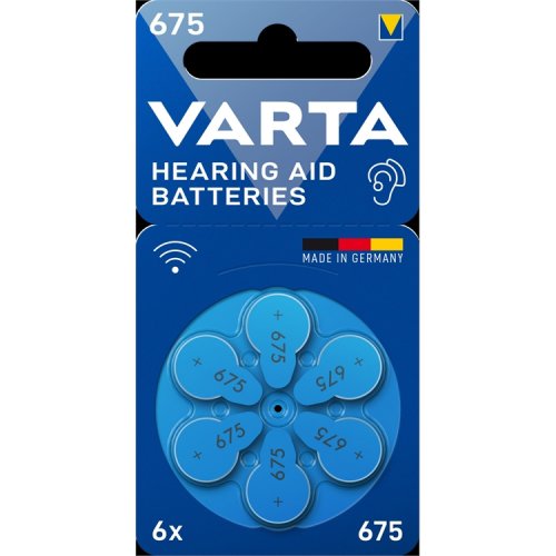 Paristo Varta Hearing Aid Batteries675/6, hinta 3,85€