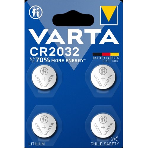 Paristo Varta Lithium Coin CR2032 /4, hinta 3,86€