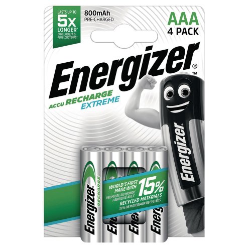 Paristot Energizer extreme ladattavat aaa hr3 4kpl, hinta 13,58€
