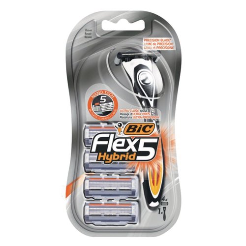 Partahöylä Bic flex 5 +4 terää, hinta 13,25€