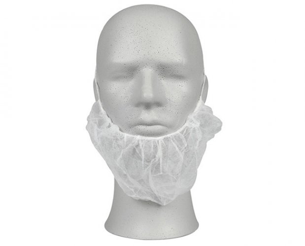 Partasuoja Abena valkoinen /100, hinta 6,38€