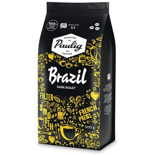 Paulig brazil dark roast kahvipapu tumma paahto 500g, hinta 12,24€