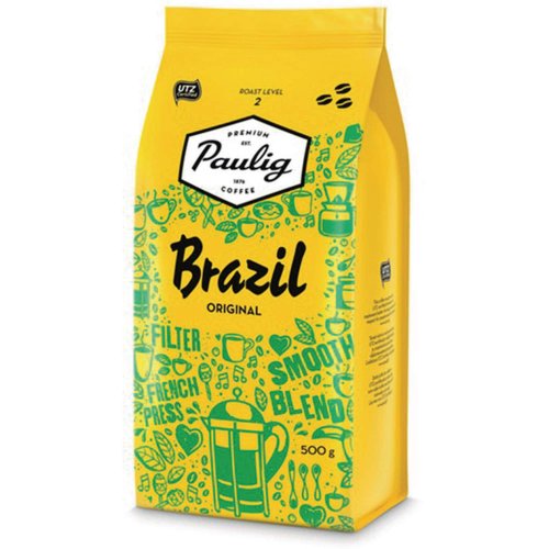 Paulig brazil original kahvipapu vaalea paahto 500g, hinta 12,68€