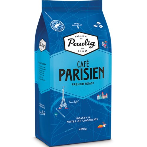 Paulig café parisien kahvipapu tummapaahto 400g, hinta 13,91€