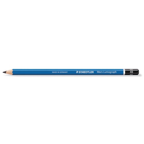 Pehmeä lyijykynä 4B Staedtler mars lumograph 12kpl, hinta 17,92€
