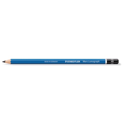 Pehmeä lyijykynä 4B Staedtler mars lumograph 12kpl, hinta 18,64€