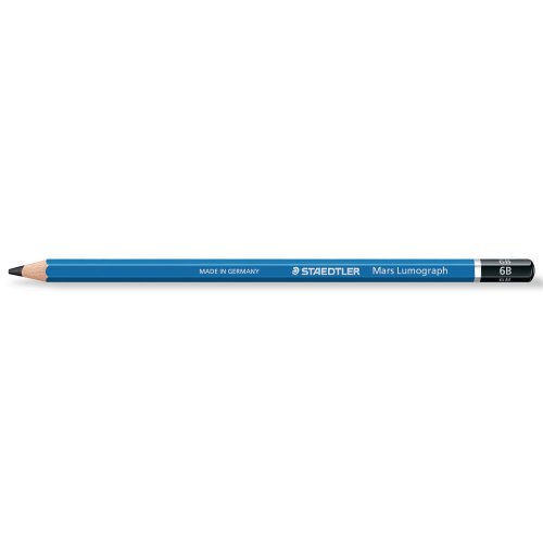 Pehmeä lyijykynä 6B Staedtler mars lumograph 12kpl, hinta 17,92€