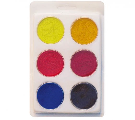 Peiteväripaletti Wennström 42 mm 6 väriä, hinta 13,58€