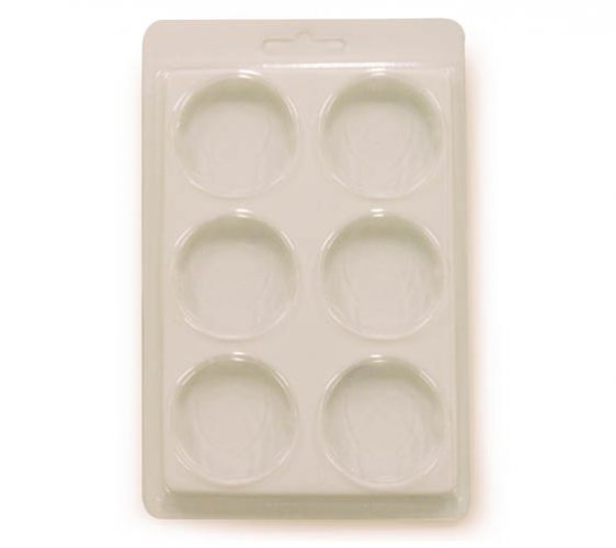 Peiteväripaletti 6 värille Wennström 42 mm tyhjä, hinta 4,31€