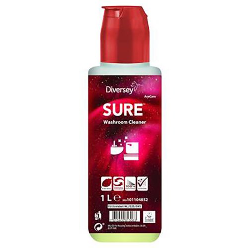 Pesuaine Saniteettitilojen Diversey Sure Washroom Cleaner 1L, hinta 9,44€
