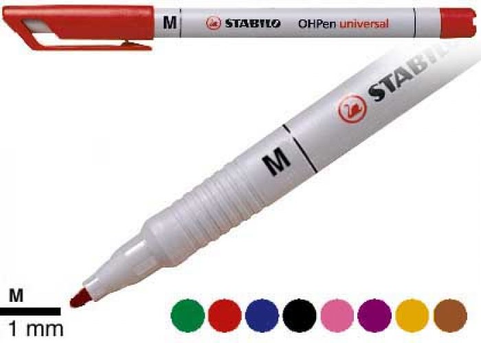 Piirtoheitinkynä Stabilo OHPen medium vesiliukoinen vihreä, hinta 0,66€